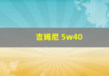 吉姆尼 5w40